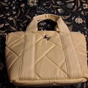 Lug Dory Mini In Cream Quilted Tote Bag